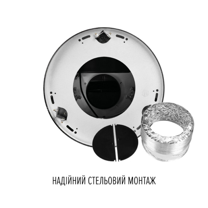 Витяжка острівна PERFELLI DESIGN ISOLA 35 INOX SILENZIO