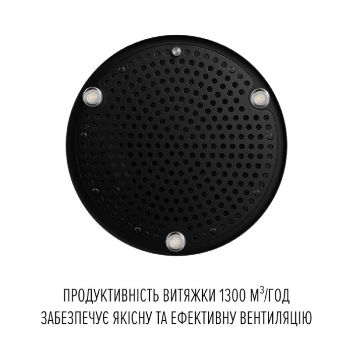 Витяжка острівна PERFELLI DESIGN ISOLA 35 NERO SILENZIO