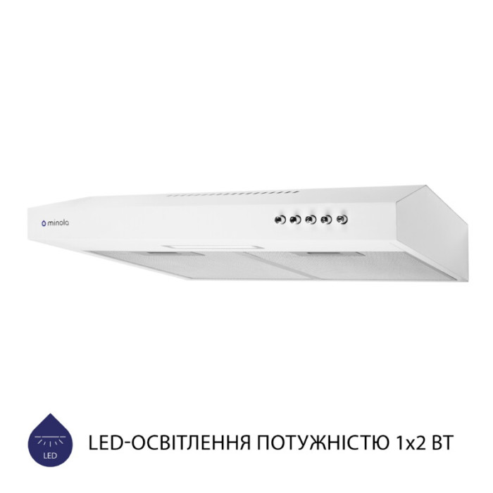 Витяжка плоска MINOLA HPL 513 WH