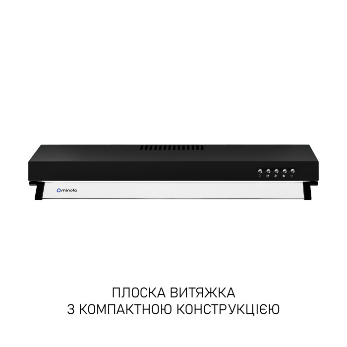 Витяжка плоска Minola HPL 5200 BLF