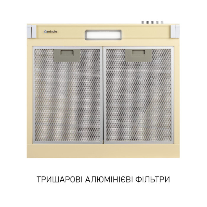 Витяжка плоска Minola HPL 522 BG