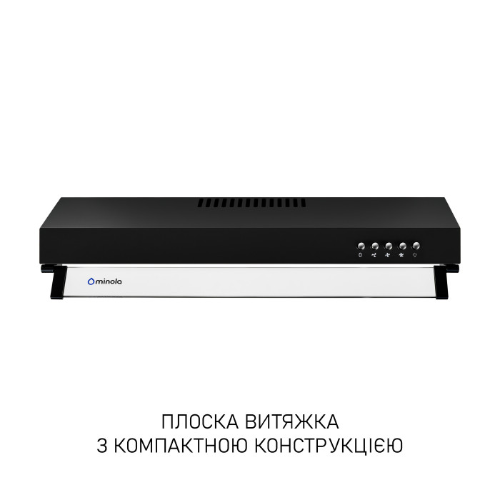 Витяжка плоска Minola HPL 522 BL