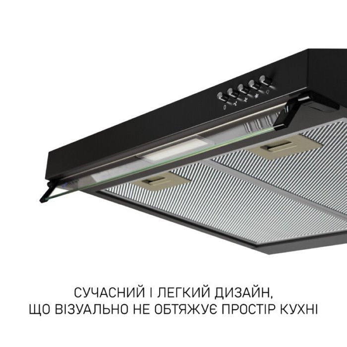 Витяжка плоска Minola HPL 522 BL