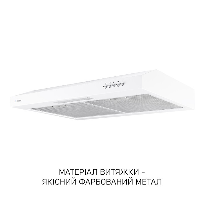 Витяжка плоска Minola HPL 612 WH