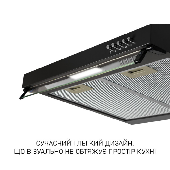 Витяжка плоска Minola HPL 622 BL