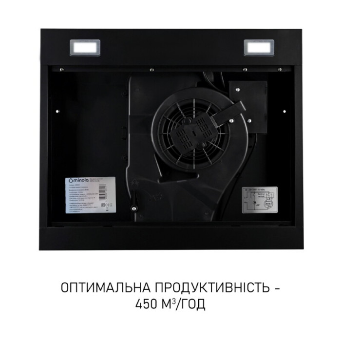 Витяжка плоска Minola HPLS 512 BL
