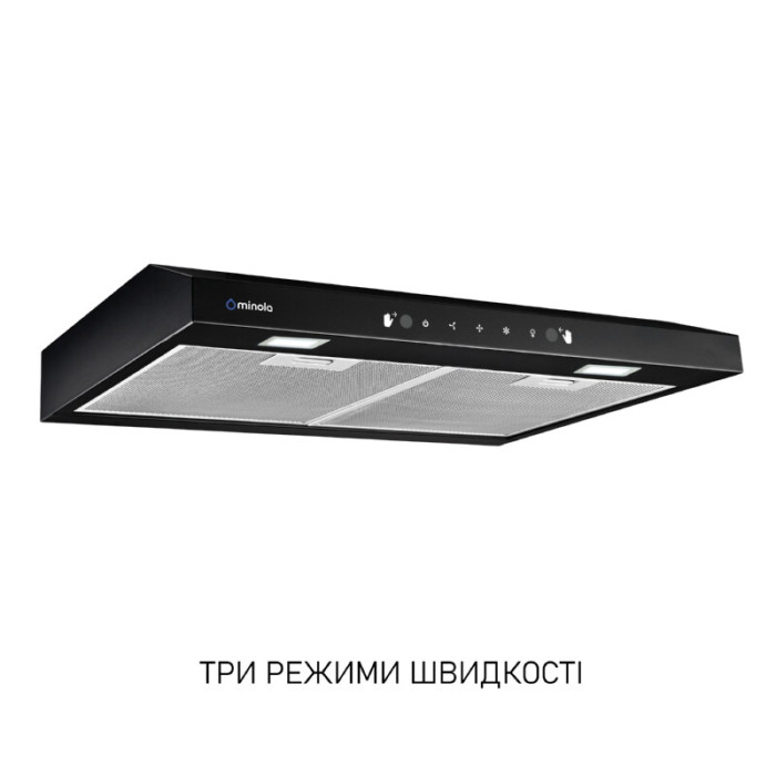 Витяжка плоска Minola HPLS 612 BL