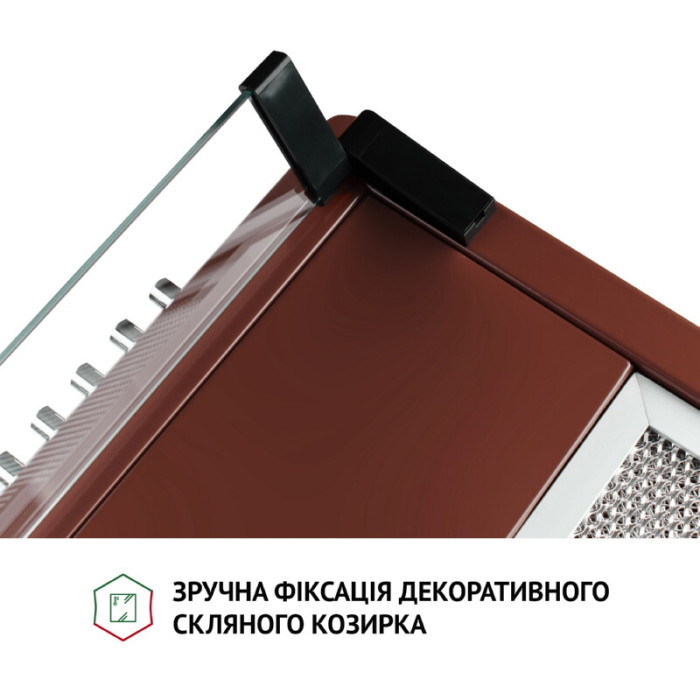 Витяжка плоска PERFELLI PL 6144 BR LED