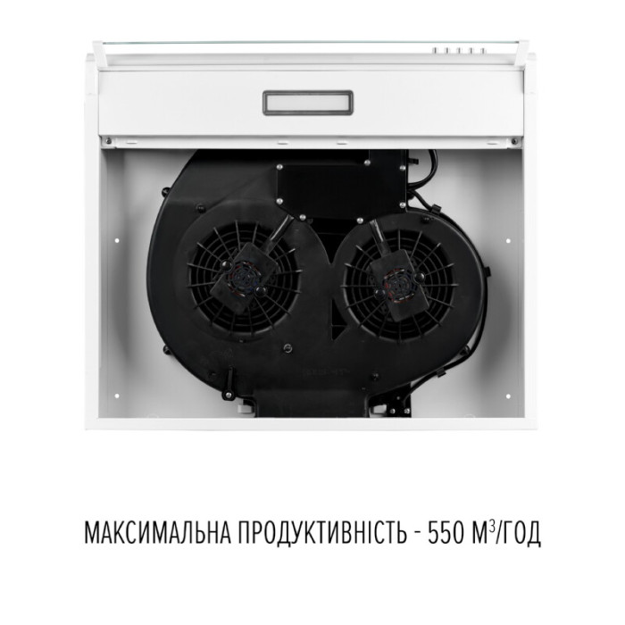 Витяжка плоска PERFELLI PL 6244 W LED