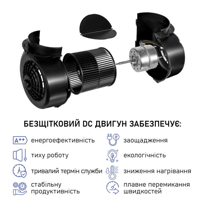Витяжка повновбудована MINOLA BGH 5977 BL Silent
