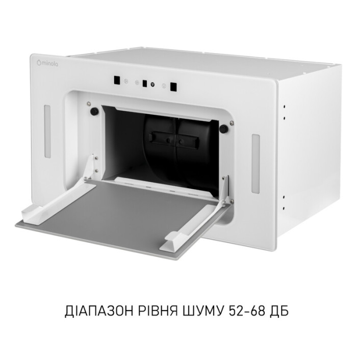 Витяжка повновбудована MINOLA BGH 5977 WH Silent