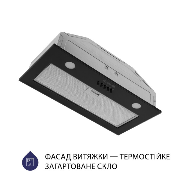 Витяжка повновбудована MINOLA HBI 52621 BL GLASS 700 LED