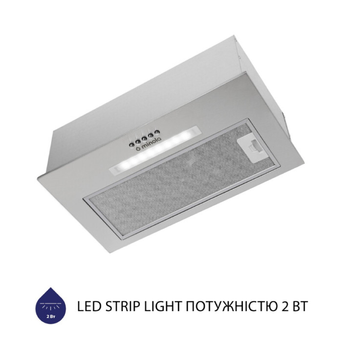Витяжка повновбудована MINOLA HBI 5323 I 800 LED
