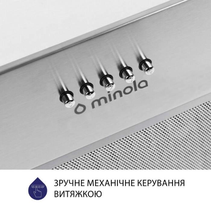 Витяжка повновбудована MINOLA HBI 5327 I 800 LED