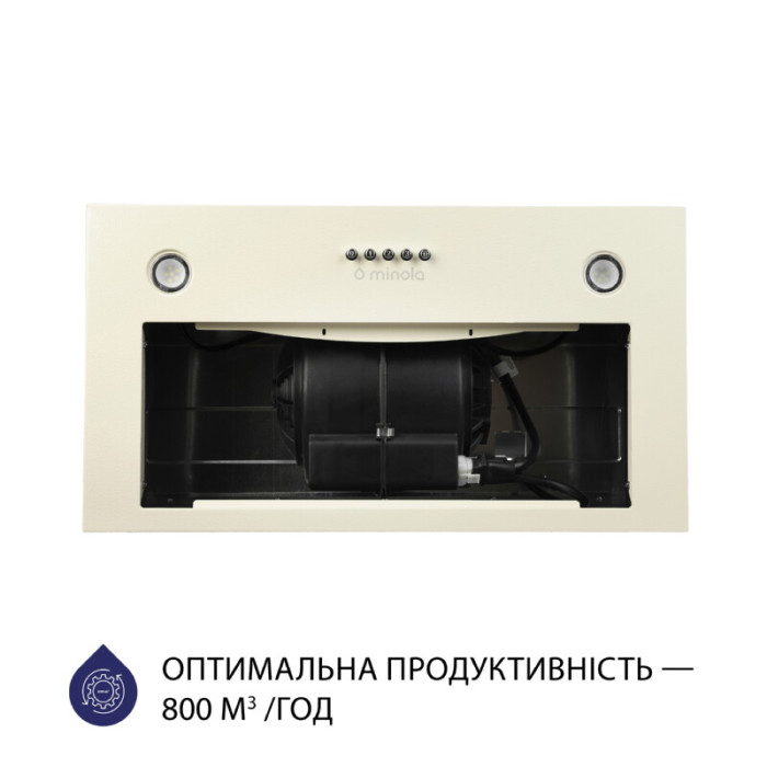 Витяжка повновбудована MINOLA HBI 5327 IV 800 LED