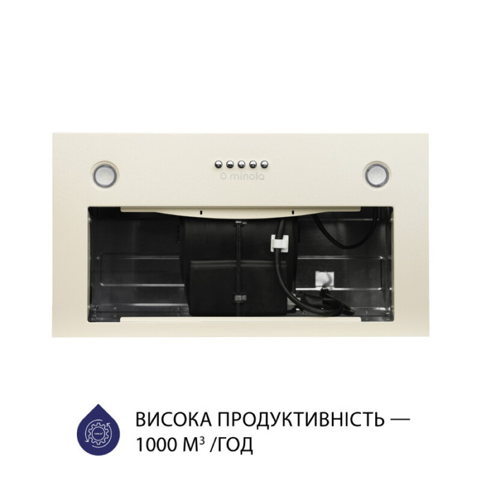 Витяжка повновбудована MINOLA HBI 5627 IV 1000 LED