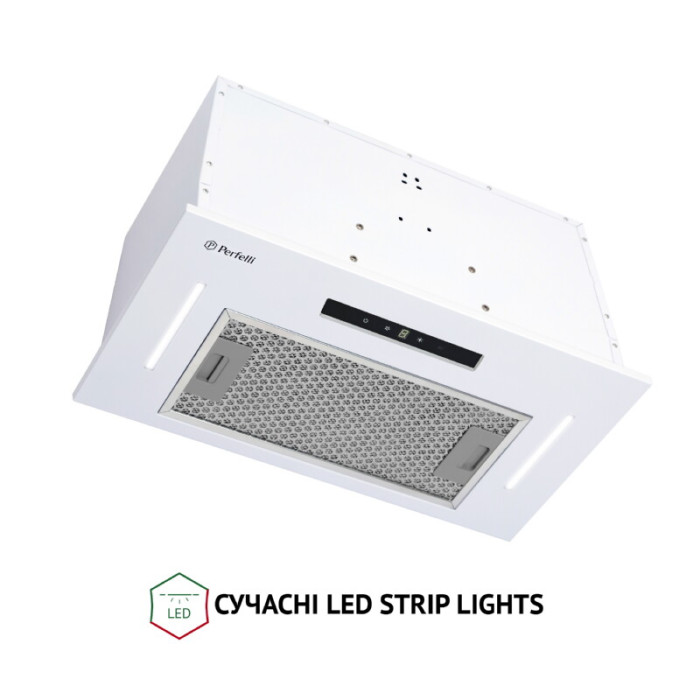 Витяжка повновбудована PERFELLI BIS 5653 WH 1000 LED