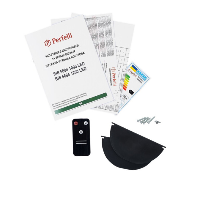 Витяжка повновбудована PERFELLI BIS 5684 BL 1000 LED