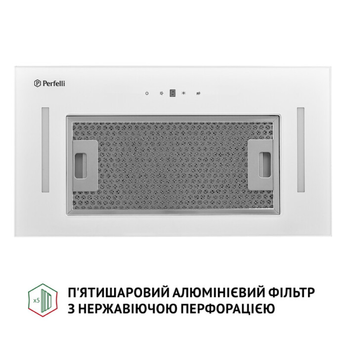 Витяжка повновбудована PERFELLI BIS 5684 WH 1000 LED