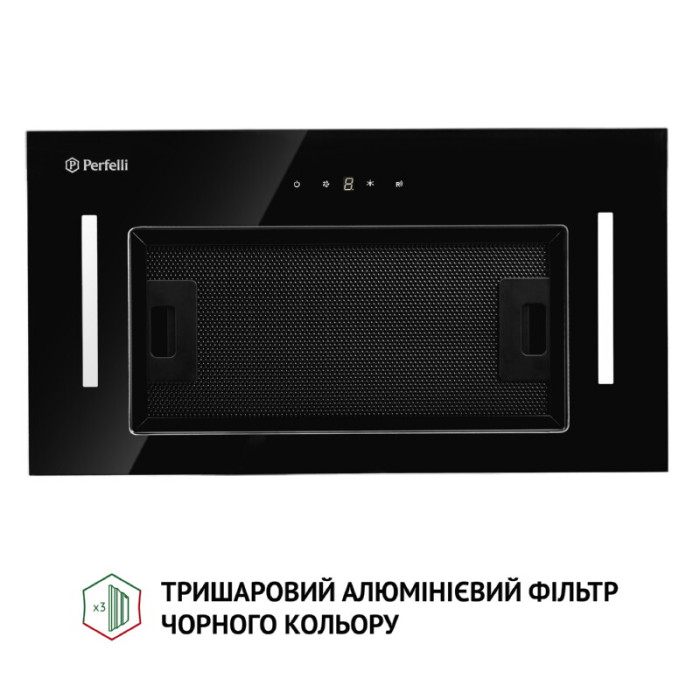 Витяжка повновбудована PERFELLI BIS 5884 BL 1200 LED