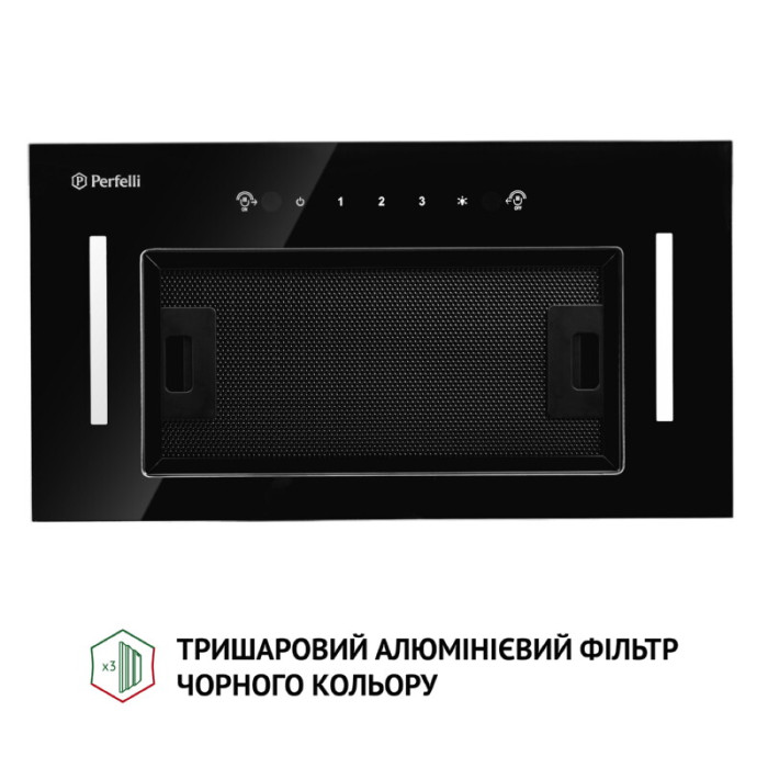 Витяжка повновбудована PERFELLI BIS 58844 BL 1200 LED