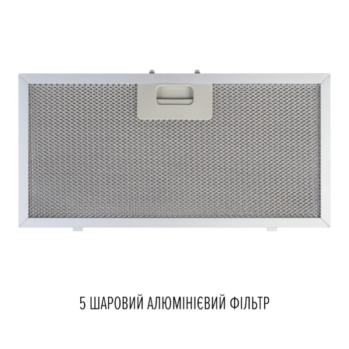 Витяжка повновбудована PERFELLI DESIGN VISION 6 BIANCO SILENZIO