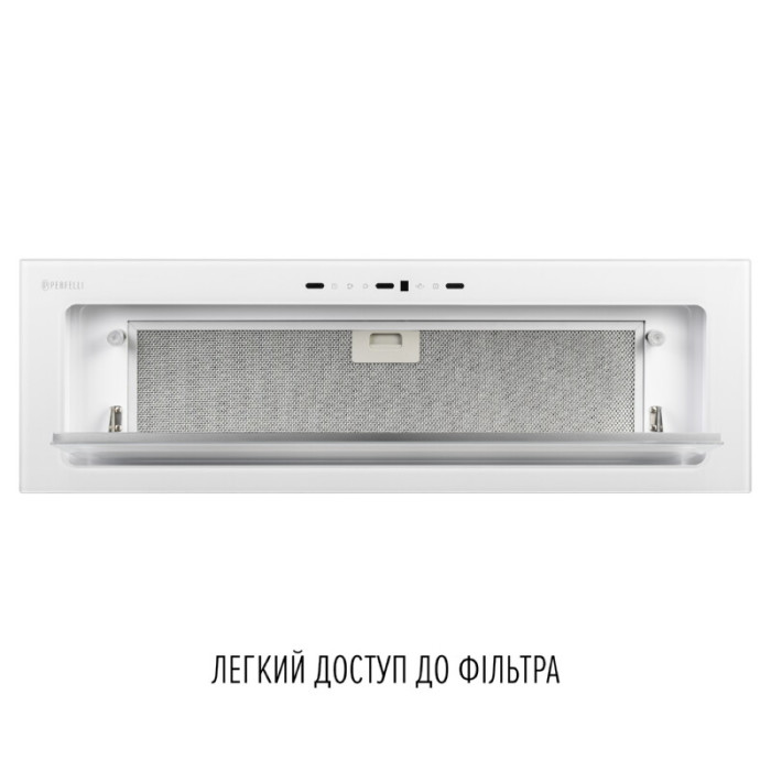 Витяжка повновбудована PERFELLI DESIGN VISION 9 BIANCO SILENZIO