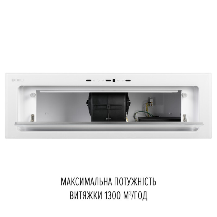 Витяжка повновбудована PERFELLI DESIGN VISION 9 BIANCO SILENZIO
