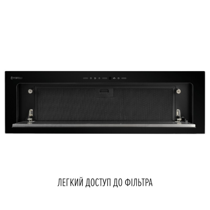 Витяжка повновбудована PERFELLI DESIGN VISION 9 NERO SILENZIO