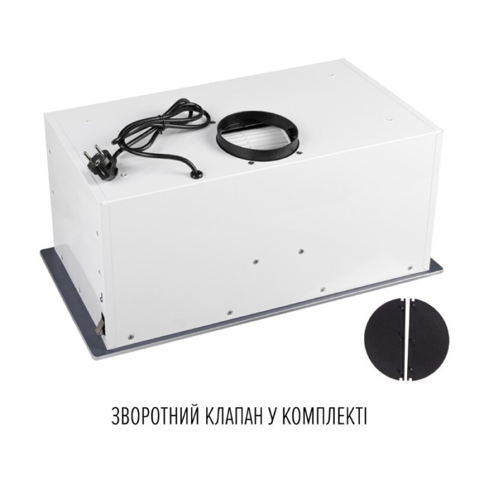Витяжка повновбудована PERFELLI NUOVA 6QWR BIANCO SILENZIO