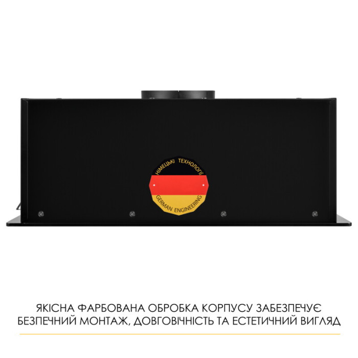 Витяжка повновбудована WEILOR LUMINA WBG 66 BLACK
