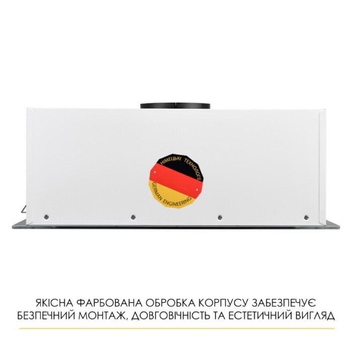 Витяжка повновбудована WEILOR LUMINA WBG 69 WHITE SILENCE