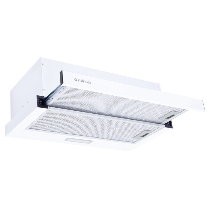 Витяжка телескопічна MINOLA HTL 6214 WH 700 LED