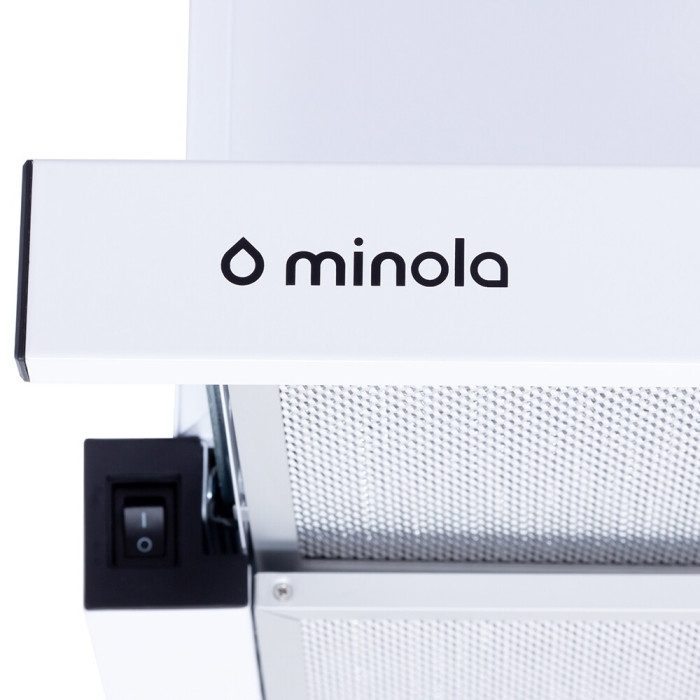 Витяжка телескопічна MINOLA HTL 6214 WH 700 LED