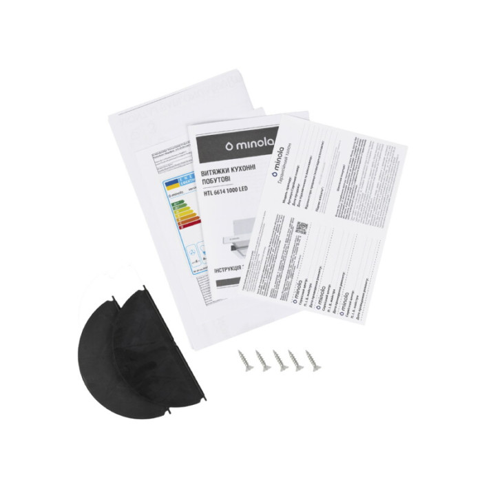 Витяжка телескопічна MINOLA HTL 6614 BLF 1000 LED