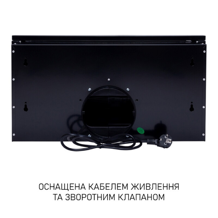 Витяжка телескопічна Minola HTL 6615 BL 1000 LED