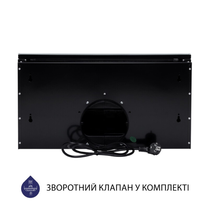 Витяжка телескопічна MINOLA HTLS 6634 BLF 1000 LED GLASS