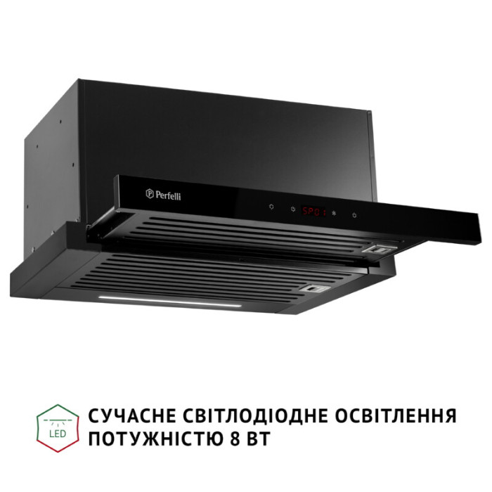 Витяжка телескопічна PERFELLI ISEO 6PSF NERO
