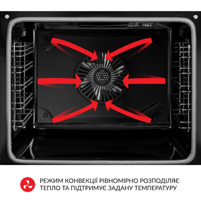 Духова шафа електрична WEILOR FPO6F8BK