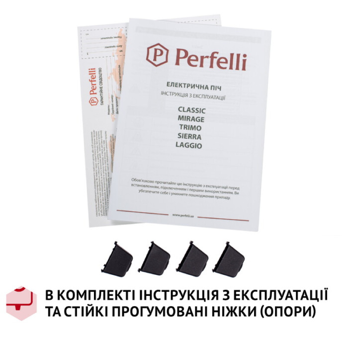 Електрична піч PERFELLI CLASSIC 48 GREY