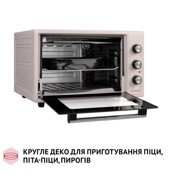 Електрична піч PERFELLI MIRAGE 37 IVORY