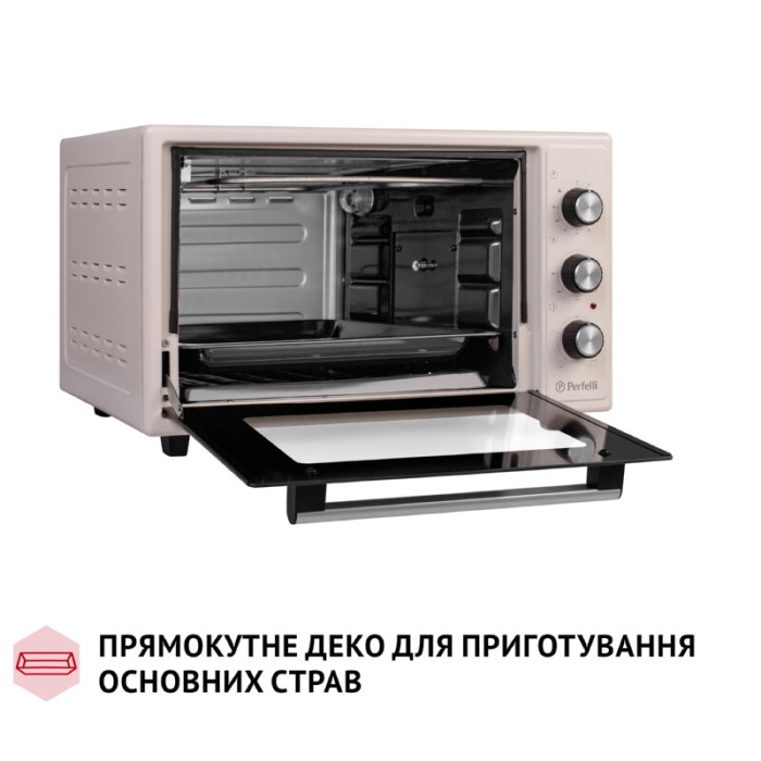 Електрична піч PERFELLI MIRAGE 37 IVORY