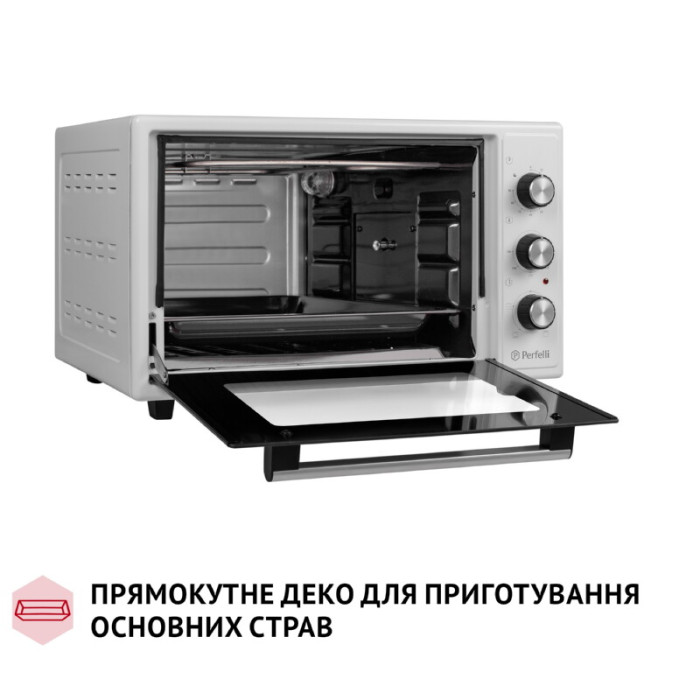 Електрична піч PERFELLI MIRAGE 37 WHITE