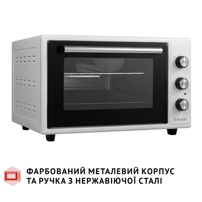 Електрична піч PERFELLI MIRAGE 37 WHITE