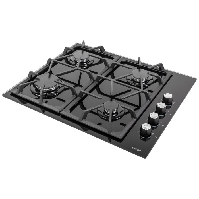 Поверхня газова на склі WEILOR GG 634 BL
