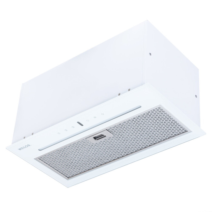 Витяжка повновбудована WEILOR PBSR 52301 GLASS WH 1100 LED Strip