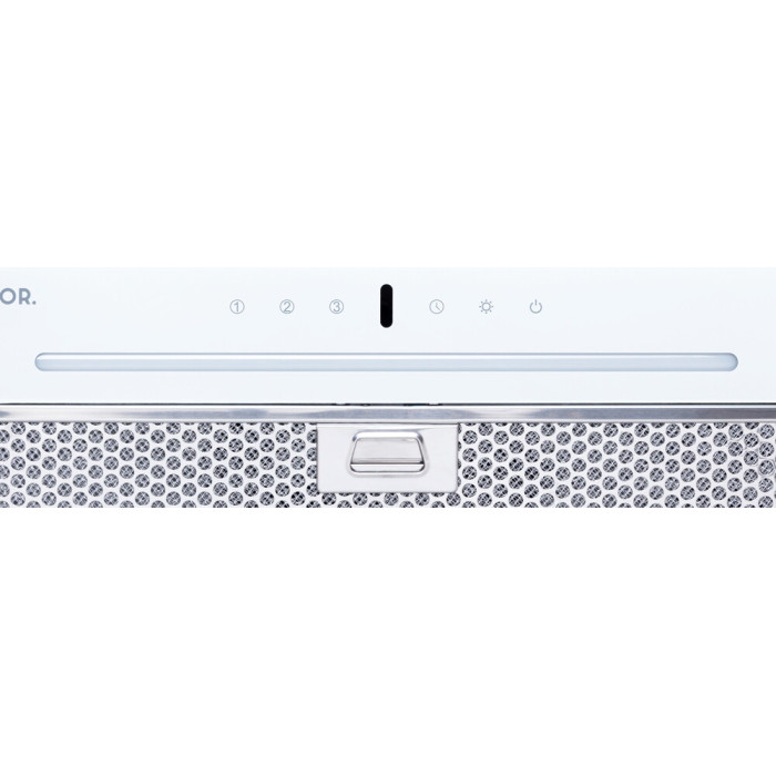 Витяжка повновбудована WEILOR PBSR 52301 GLASS WH 1100 LED Strip