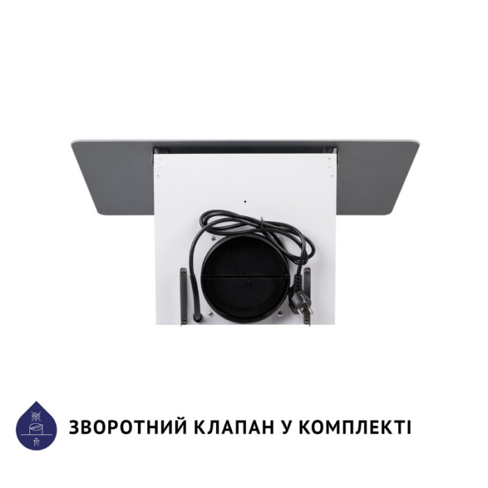 Витяжка декоративна похила MINOLA HDN 6224 WH 700 LED