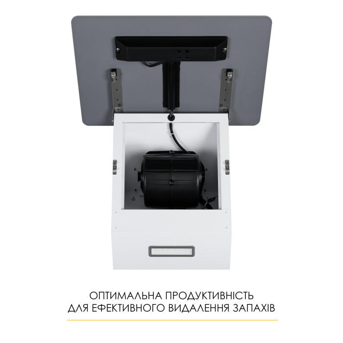 Витяжка декоративна похила WEILOR AURA WDS 63 WHITE