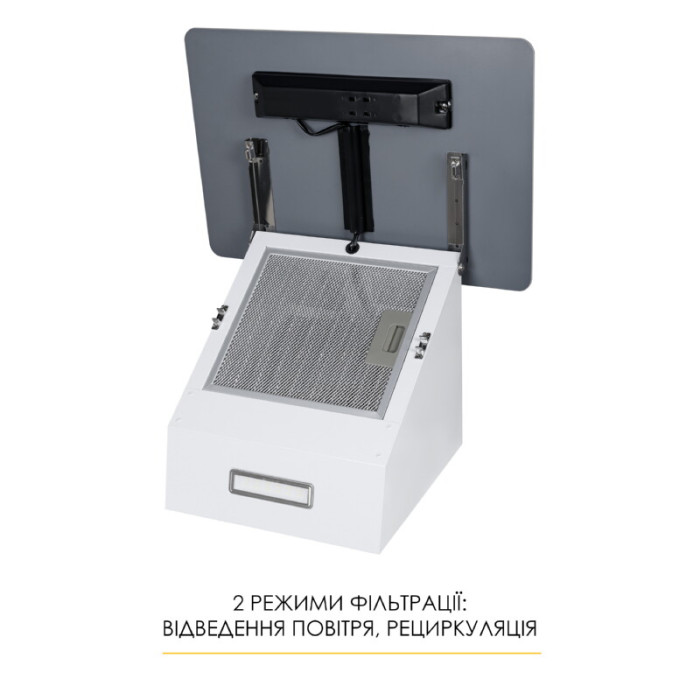 Витяжка декоративна похила WEILOR AURA WDS 63 WHITE